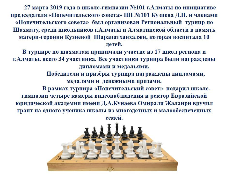 Шахматный турнир