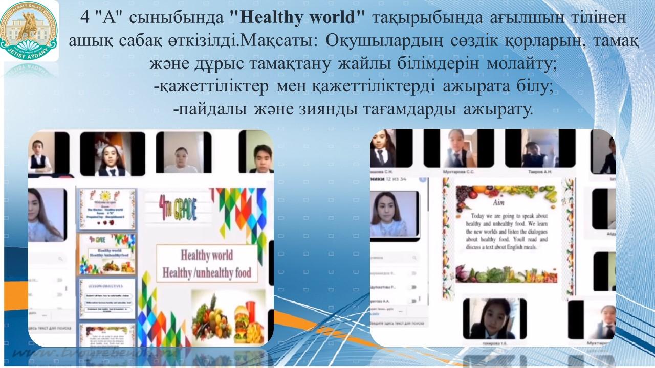 "Healthy world"