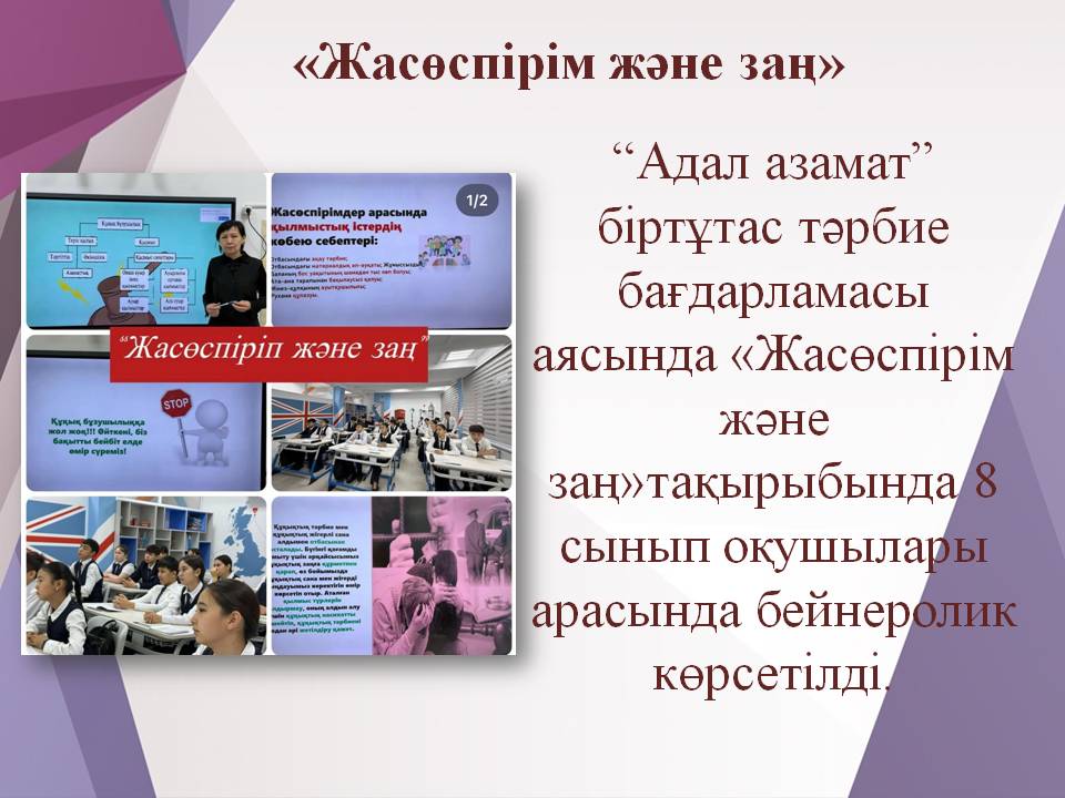 «Жасөспірім және заң»