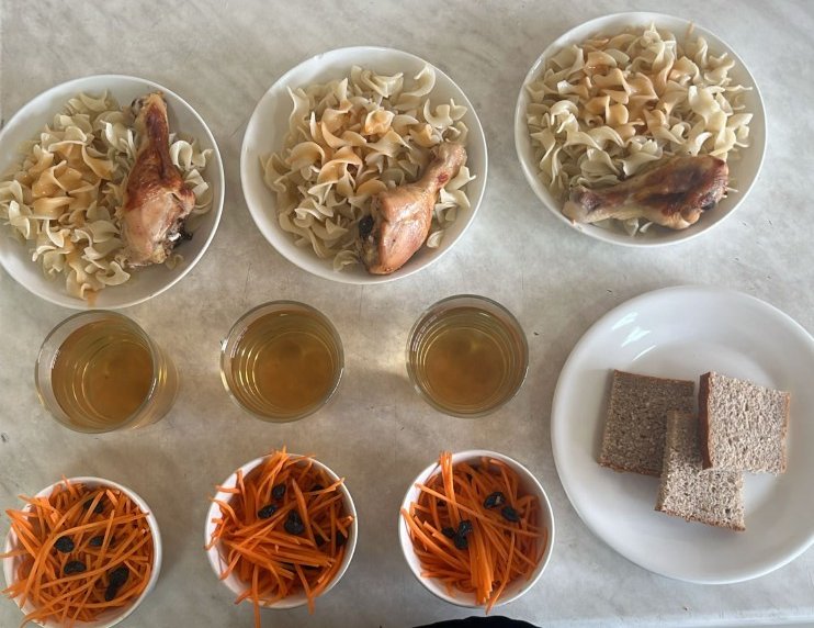 Ақпан айы 1 апта 1-күн ас мәзірі. ​