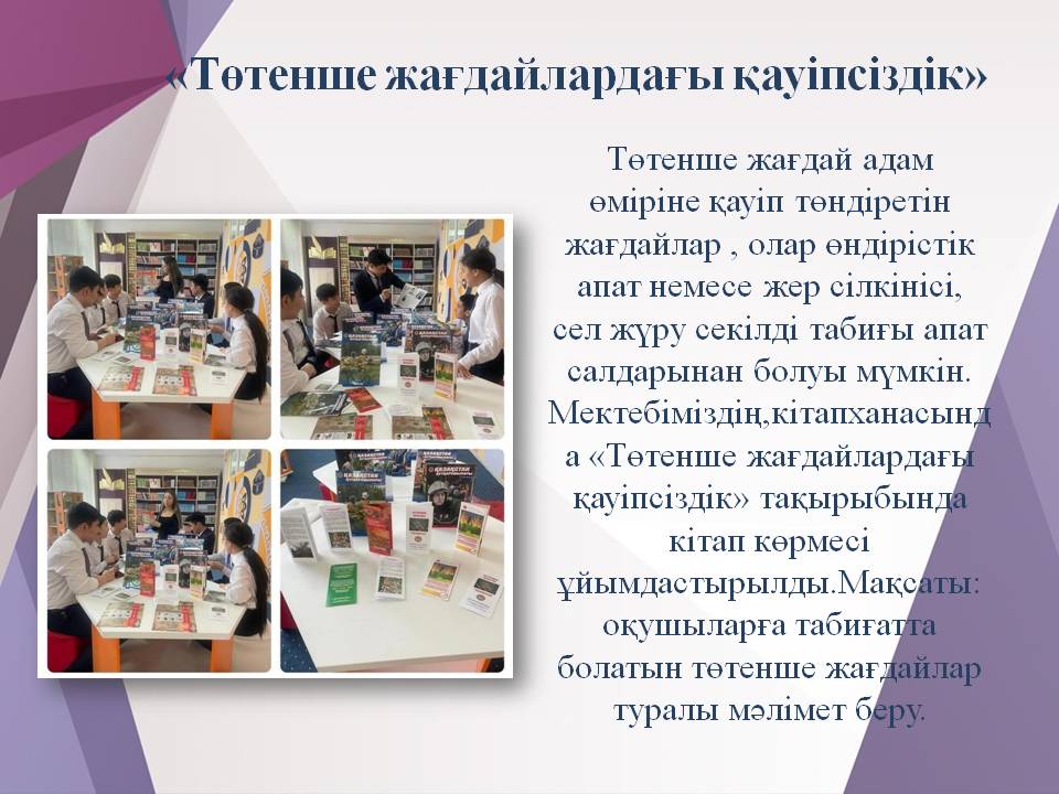 «Төтенше жағдайлардағы қауіпсіздік»