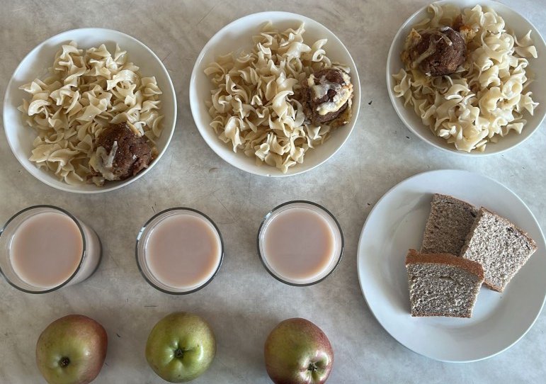 Сәуір айы 1 апта 3-күн ас мәзірі.